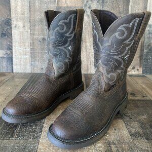 Justin Boots Brown Western Cowboy Boots